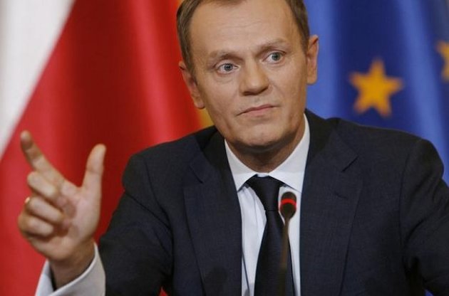 Туск назвав події на Донбасі війною і порівняв їх з початком Другої Світової війни