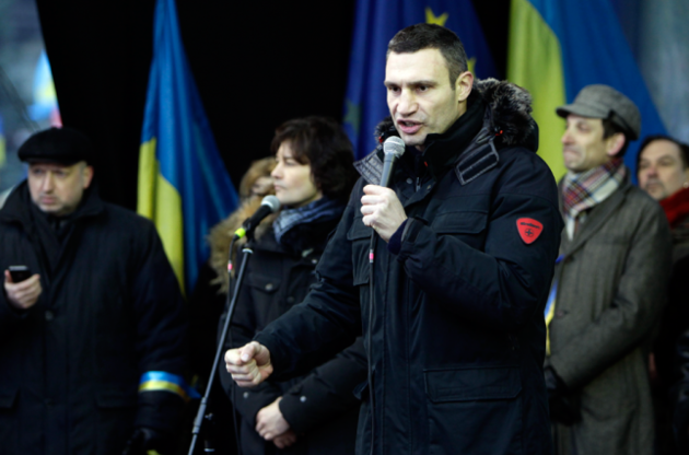 Кличко впевнений, що Євромайдан доб'ється перевиборів в Україні