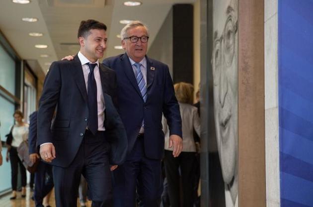 В Еврокомиссии оценили первую встречу Зеленского и Юнкера