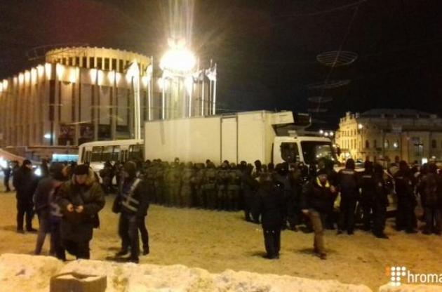Поліція вивезла вантажівку РНС з Європейської площі