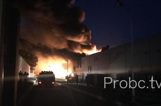 Пожежу на складах фармацевтичного заводу в Білій Церкві локалізовано