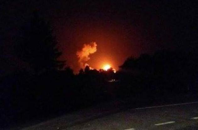 Из-за пожара на складах боеприпасов в Калиновке остановлены три газораспределительные станции