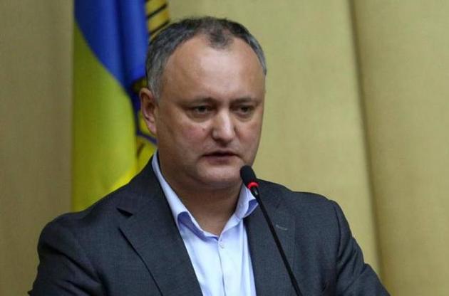 Додон заявив про готовність до федералізації Молдови і Придністров'я