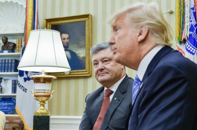 Трамп допустил ошибку в названии Украины на встрече с Порошенко - WP