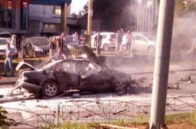 Взрыв полностью уничтожил автомобиль Шаповала