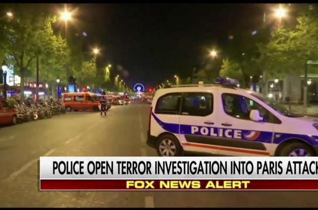 Появилось видео нападения на полицейских в Париже