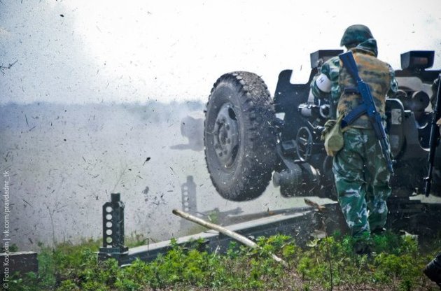 Террористы снова применили артиллерию в Донецкой области