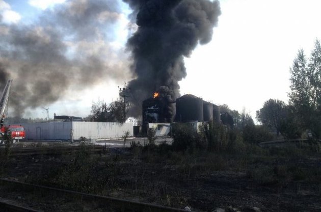 Ущерб от пожара под Киевом составляет 39 млн грн - ГСЧС