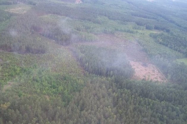 У "Чорнобильській пущі" фронт пожежі оточено і зупинено