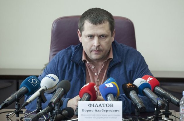 "УКРОП" заявляет о победе Филатова на выборах в Днепропетровске