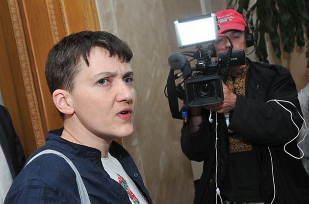 На Думку Надії Савченко, в даний час вибори в ОРДЛО неможливі