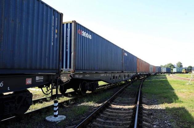 Первый контейнерный поезд из Китая прибыл в Киев