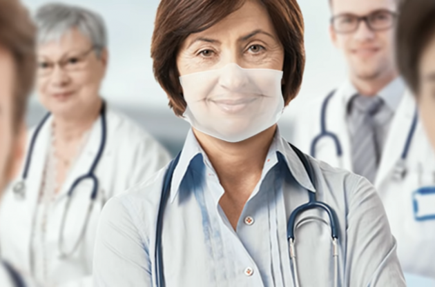 Можно дышать и не скрывать лицо: швейцарцы изобрели прозрачную маску для врачей