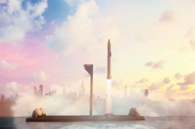 SpaceX построит плавучие космодромы для запуска космических кораблей