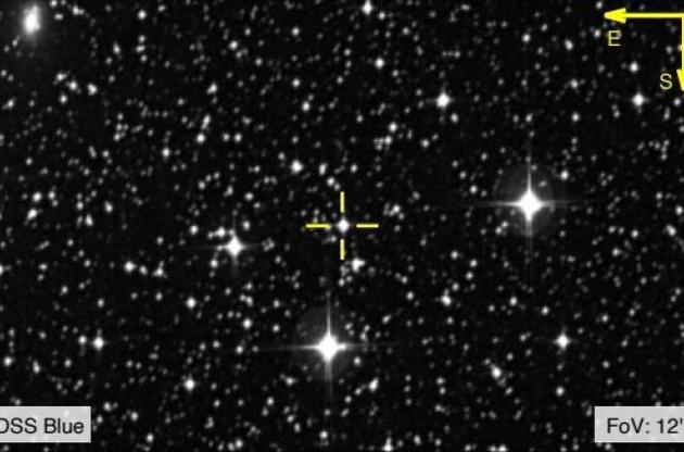 Звезда обладает необычным химическим составом