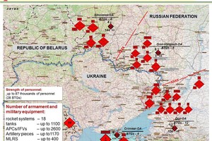 Росія тримає на кордоні з Україною три угруповання військ для раптового наступу - ЗСУ 