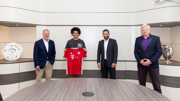 Сане підписав контракт на 5 років