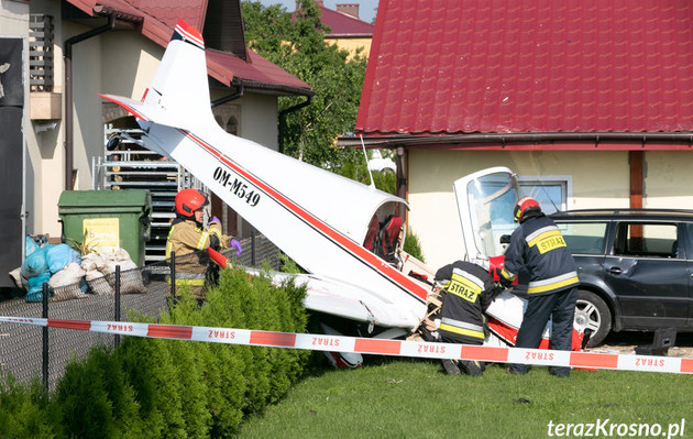  Легкомоторный самолет упал на частный дом в Польше