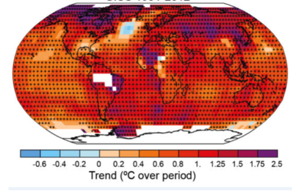 Холодный кусок пространства можно увидеть на температурных картах НАСА