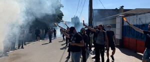 В Харькове «Нацкорпус» пикетировал дом спонсоров Шария и подрался с его сторонниками