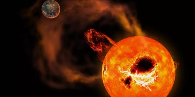 Надсильний спалах стався на зірці на відстані 16 світлових років від Землі