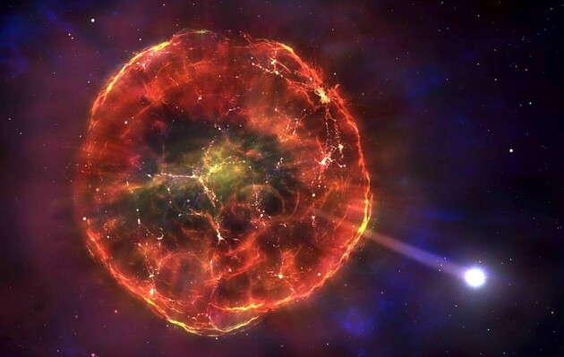 «Незавершений» вибух наднової змусив мертву зірку подорожувати по Чумацькому Шляху 