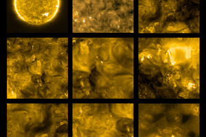 Аппарат Solar Orbiter сделал первые снимки Солнца
