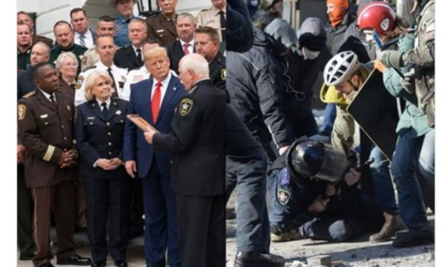 Хаос и насилие: Трамп использовал в своей рекламе фото Майдана