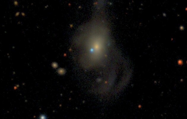 Взрыв произошел в галактике на расстоянии 140 миллионов световых лет от Земли