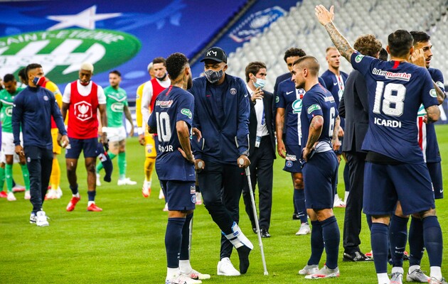 Мбаппе пошкодив голеностоп