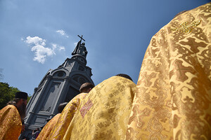 Біля пам'ятника князю Володимиру відбувся молебень з нагоди Дня хрещення Київської Русі