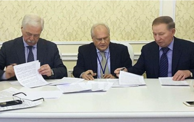 Кучма и Грызлов на Минских переговорах