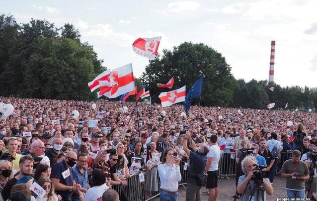 Митинг в Минске состоялся после резонансного задержания "вагнеровцев", которых Лукашенко обвинил в попытке дестабилизации