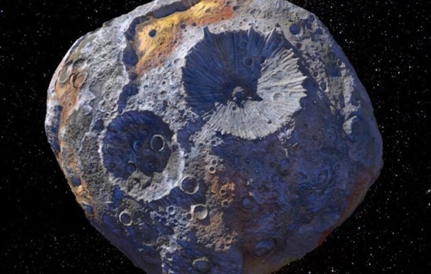 Астероїд Психея може виявитися схожии на металеву губку