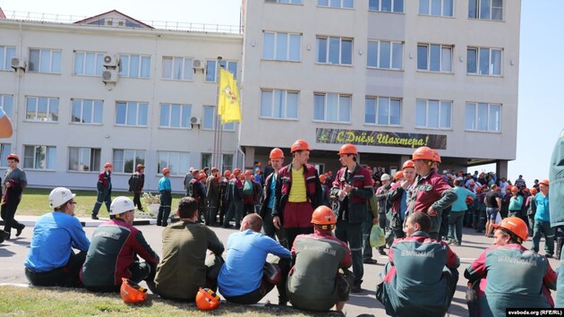 Все шахты Беларуськалия начали забастовку и перестали выдавать руду