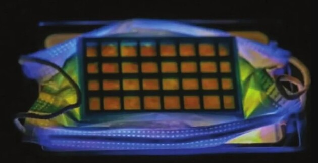 Така маска може знищити вірус, який потрапив на неї