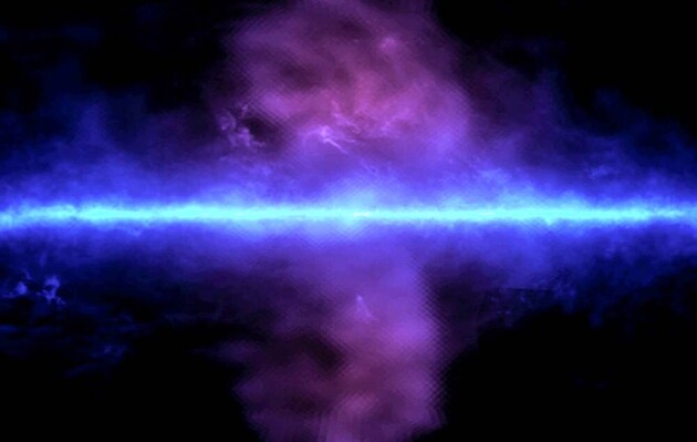 У бульбашках Фермі помічені хмари газу, які рухаються на великій швидкості