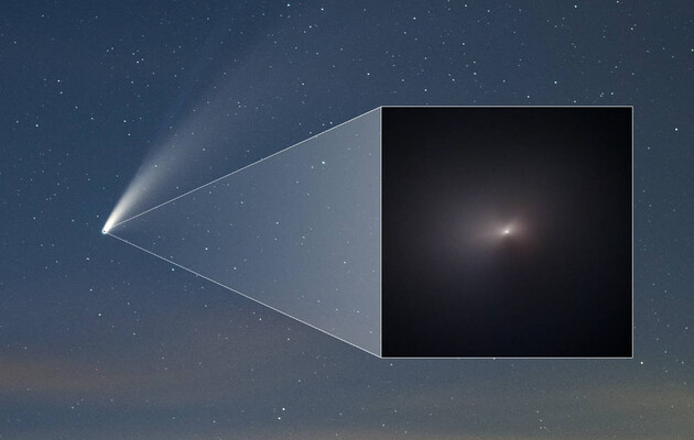 «Хаббл» сделал снимок кометы NEOWISE