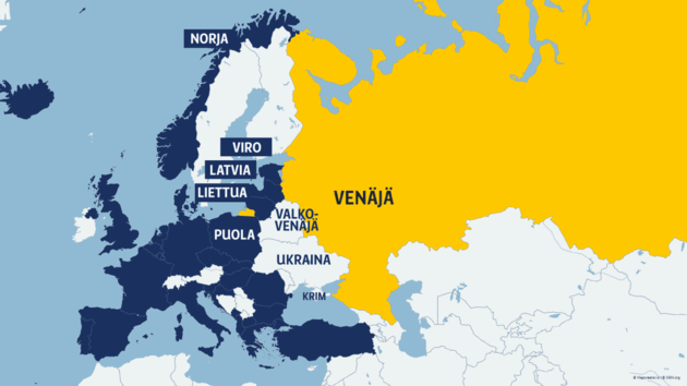 Финская ТРК исправила обозначения Крыма как российского на карте
