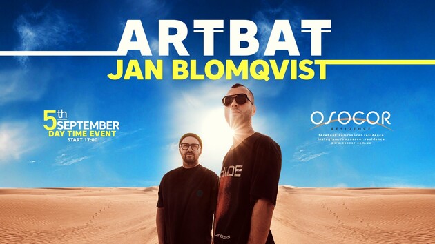 ARTBAT і Jan Blomqvist виступлять у Києві 5 вересня