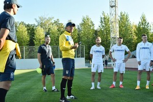 Сборная Украины по футболу провела первую тренировку в Харькове перед матчами Лиги наций