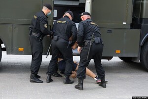 В МВД Беларуси заявили, что во время акций протеста накануне задержали почти 60 человек