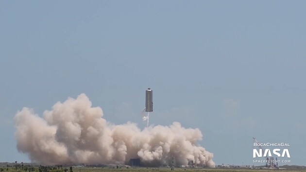 Прототип Starship успішно піднявся на 150 метрів в повітря