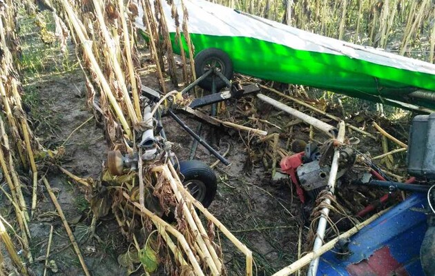 В Житомирской области упал дельтаплан, пилот погиб 