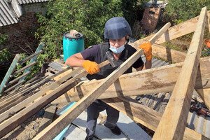 Українські рятувальники відремонтували 100 будинків мирних мешканців Донбасу 