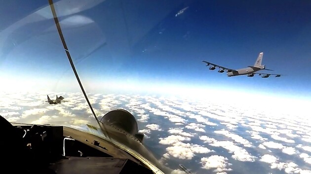 Американские «летающие крепости» B-52 снова зашли в воздушное пространство Украины