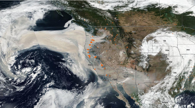 Дым от пожаров в США достиг севера Европы - CAMS