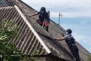 Українські рятувальники відремонтували ще 13 будинків мирних мешканцыв Донбасу 