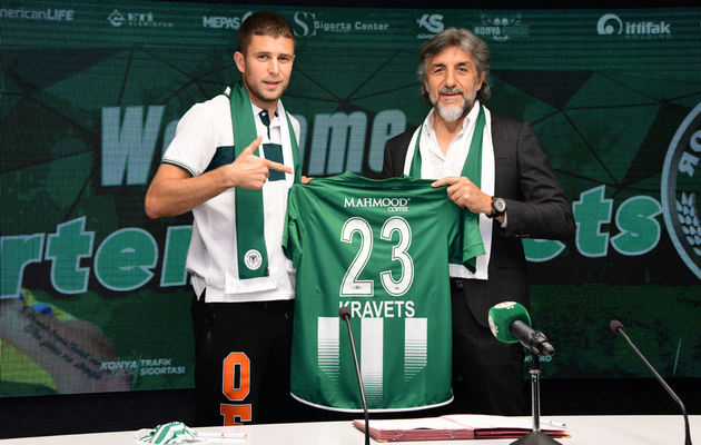 Кравец играл за "Кайсериспор" 2,5 года и теперь вновь вернулся в Турцию