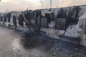На Луганщине сгорел единственный КПВВ 